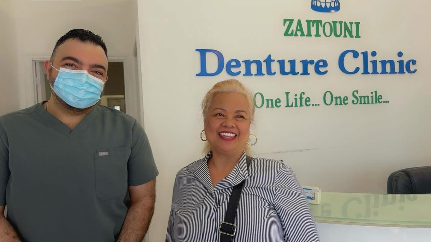 Patient at Zaitouni Denture Clinic